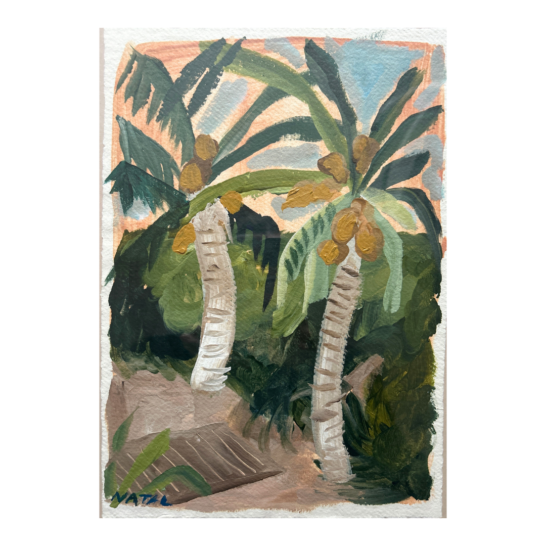 Palms Kiss by Natalia Bagniewska