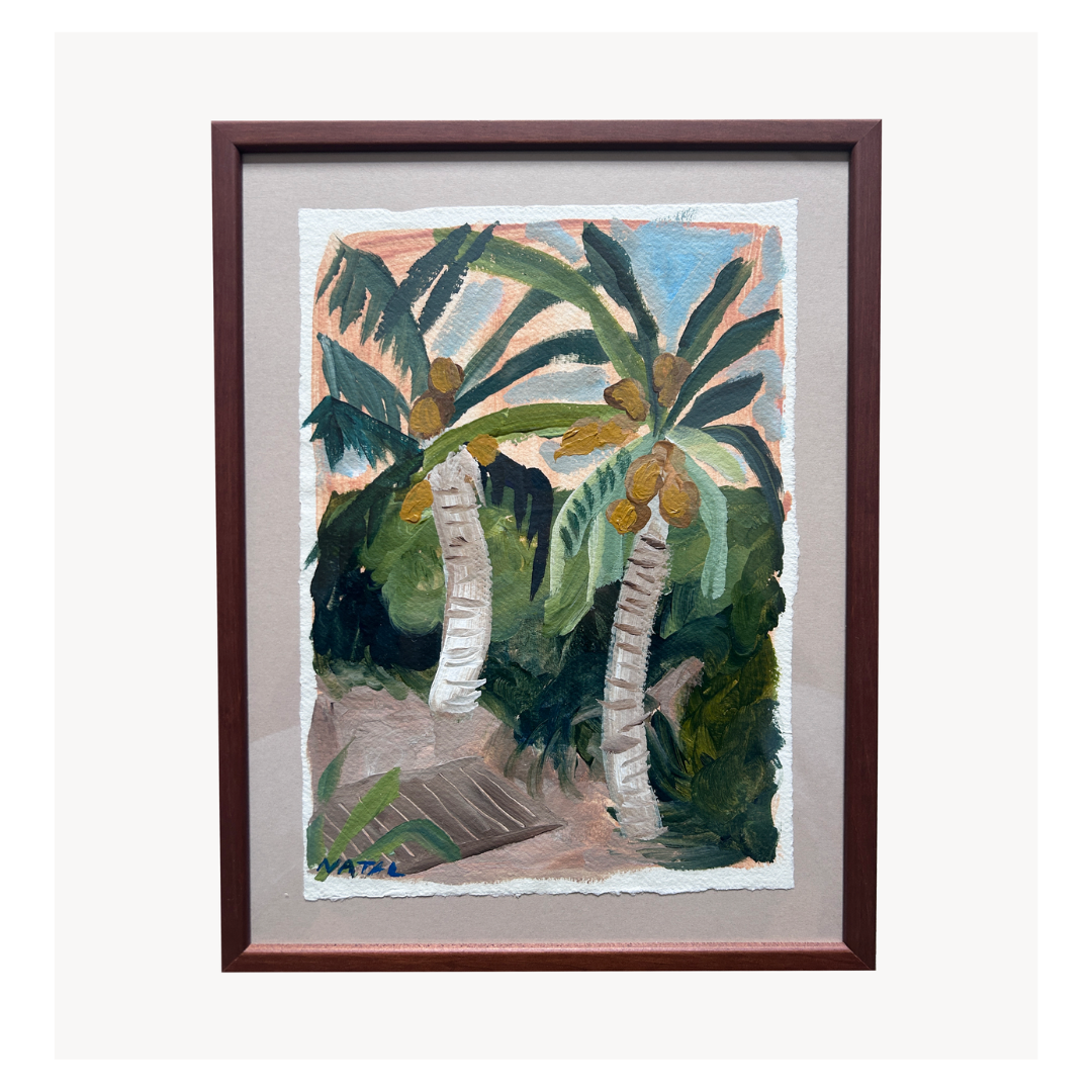 Palms Kiss by Natalia Bagniewska