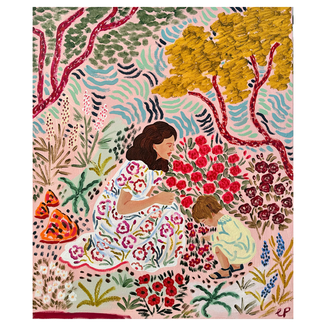 Collecting Roses by Camilla Perkins