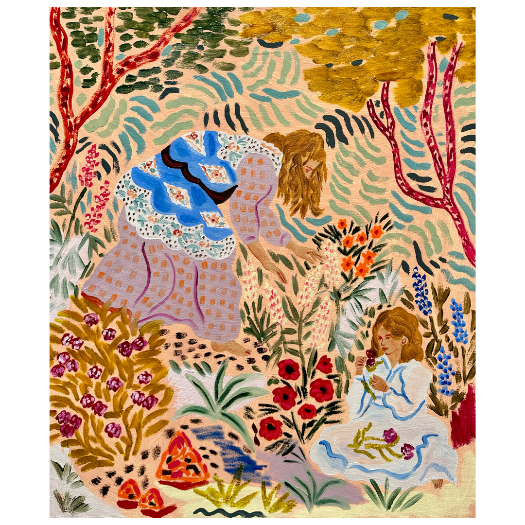 Gardening at Sunset, 2023, Camilla Perkins