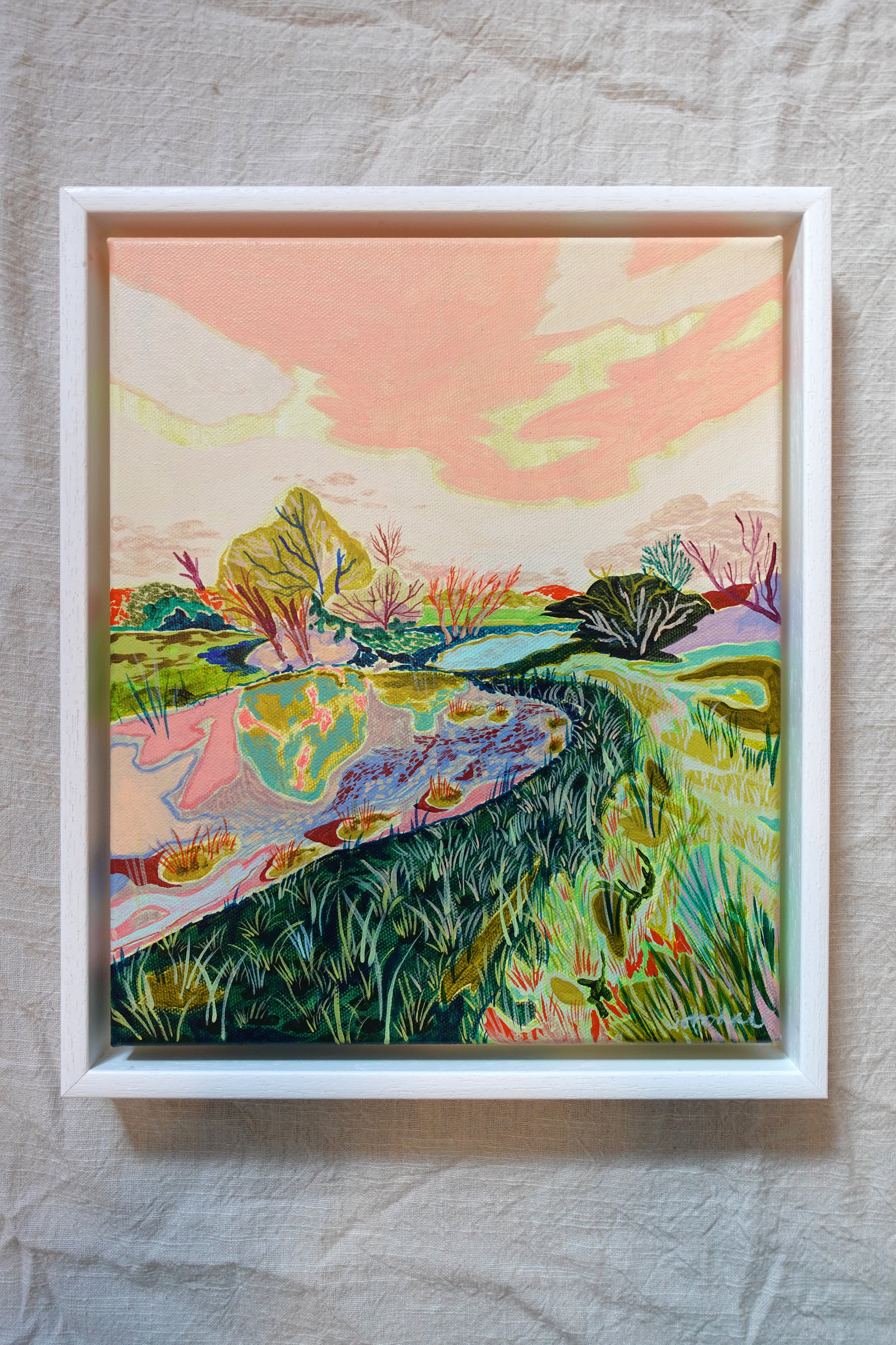Sitting by the pond, 2023, Jo Rance