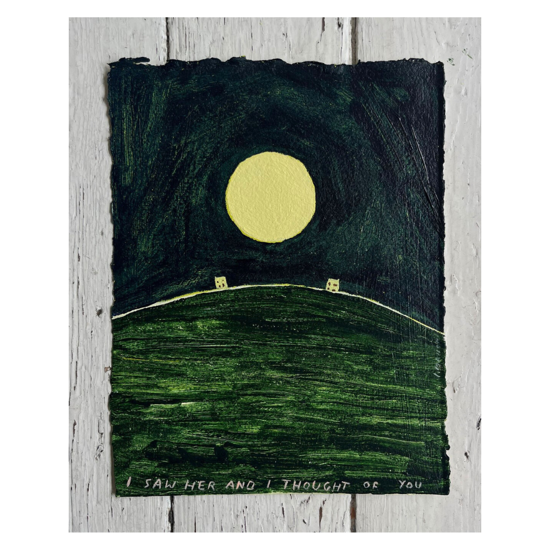 The Moon (I saw her and thought of you) by Lucy Mahon