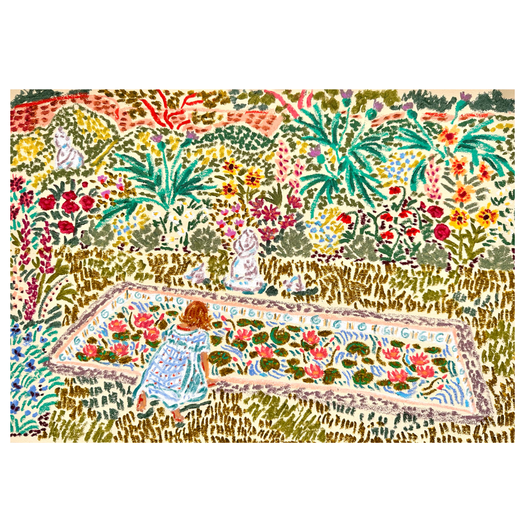 Watching the Lily Pads, 2023, Camilla Perkins