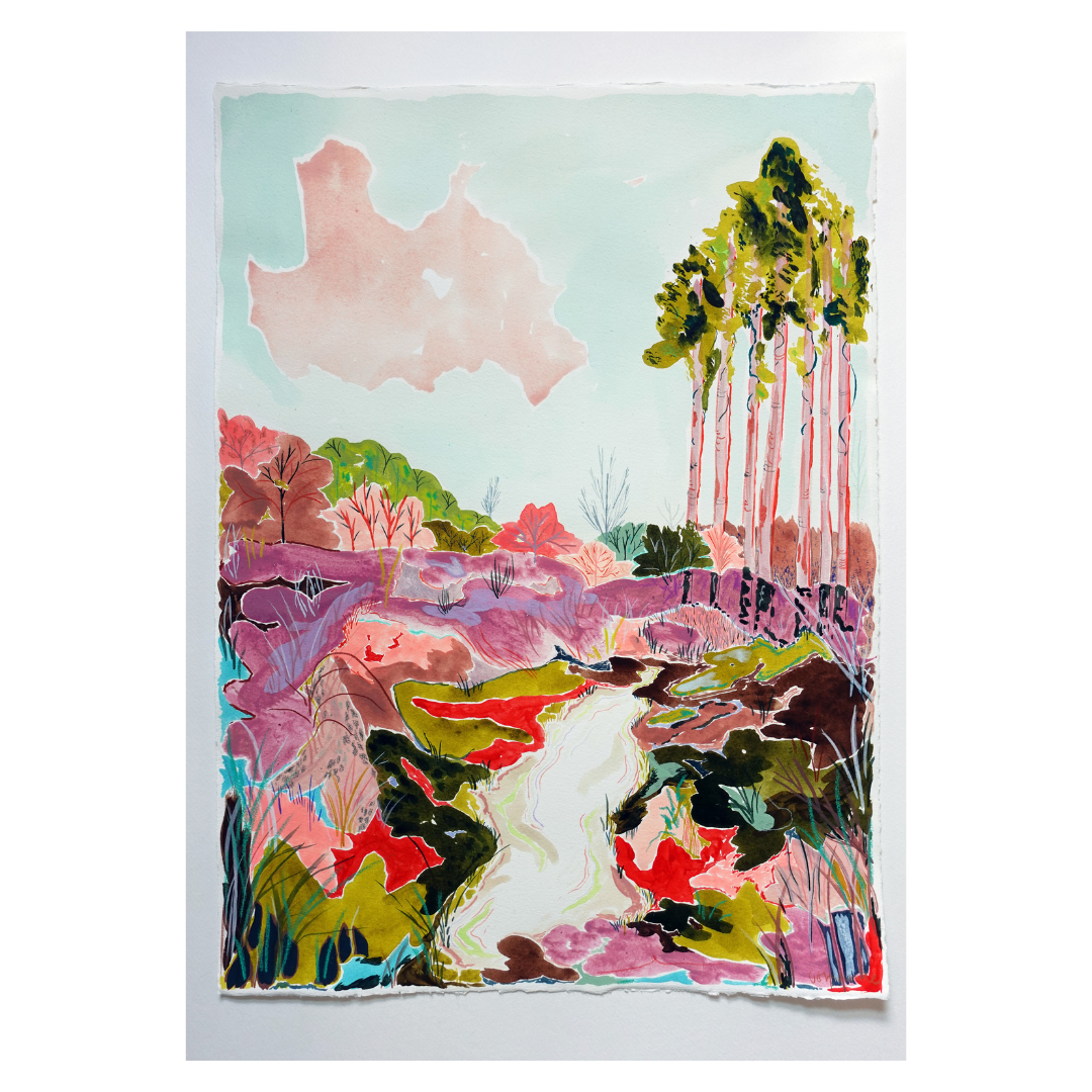 What tall trees can see, 2023, Jo Rance