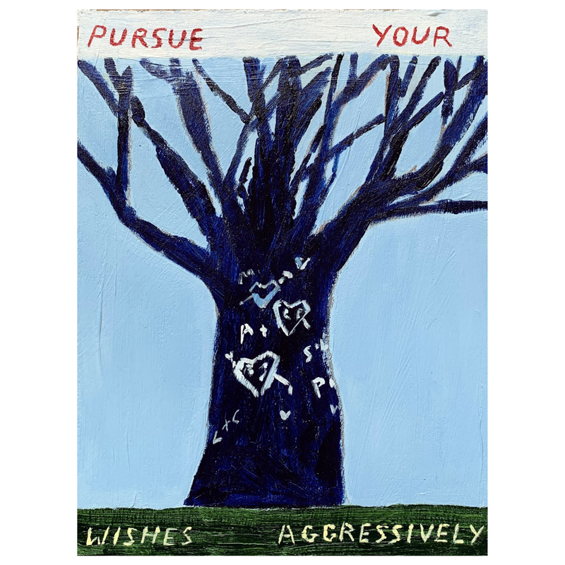 Pursue your wishes aggressively by Lucy Mahon